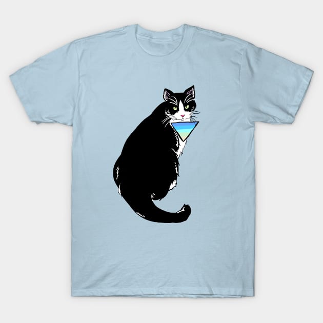 Prismatic Cat T-Shirt by ckrickett